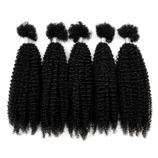 Afro Kinky 4C Human Hair for Loc Extensions