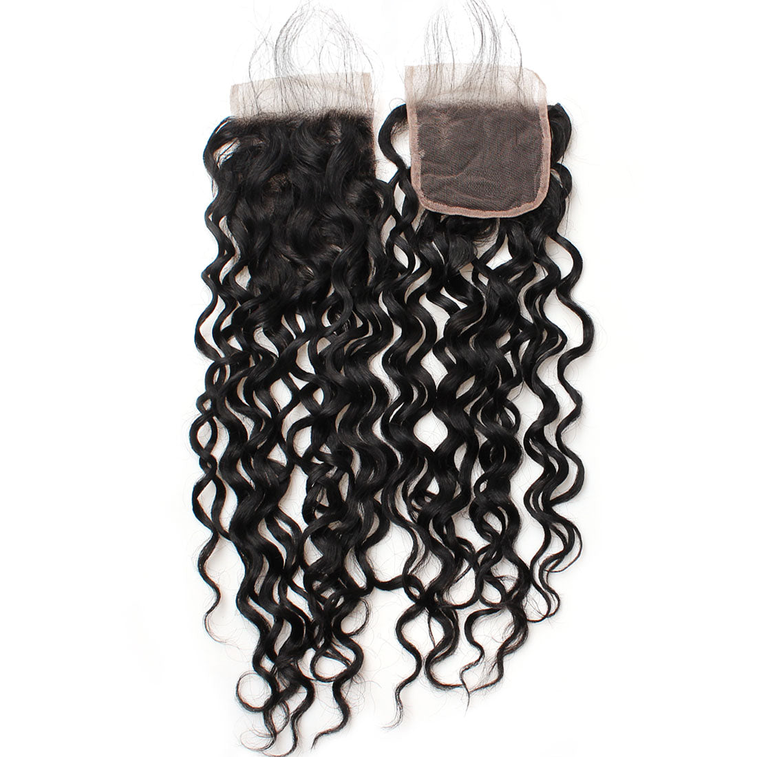 Water Wave 4x4 lace frontal human hair