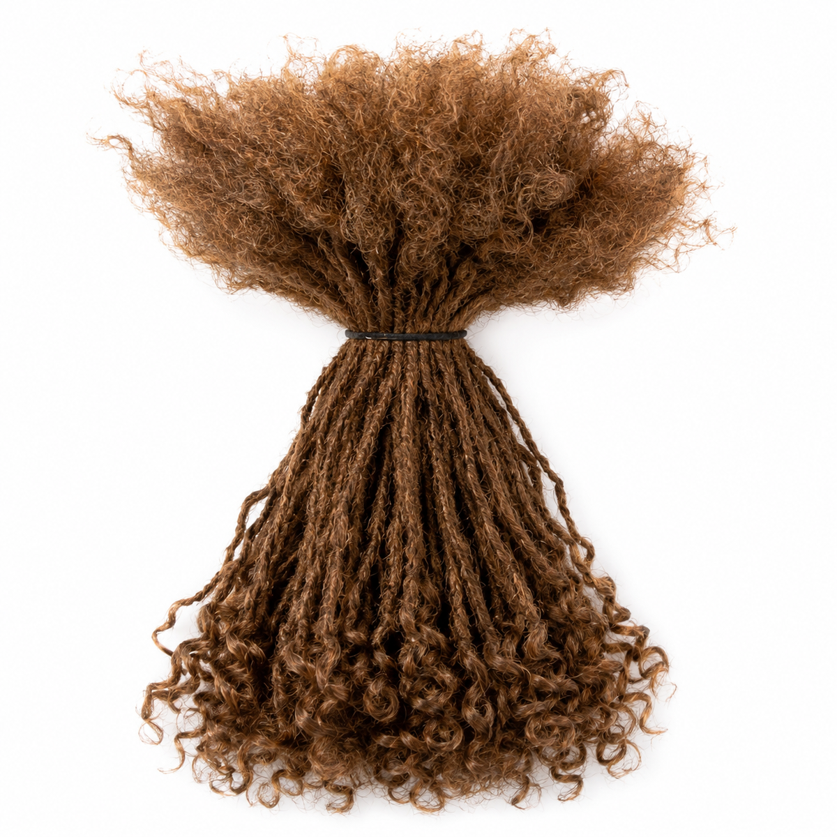 Human hair Interloc extensions thickness options