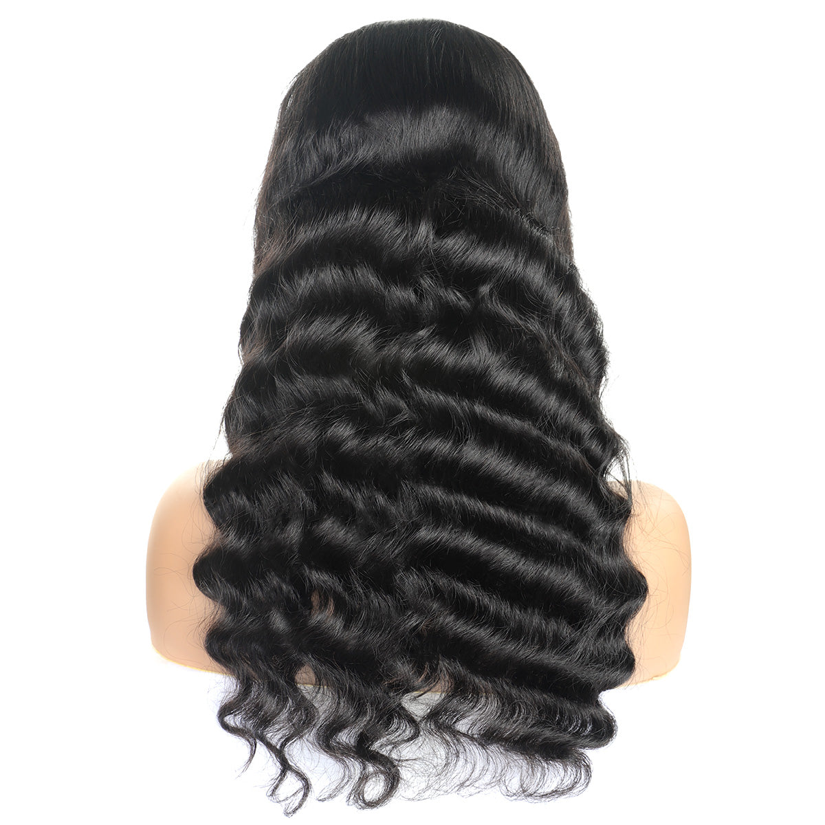 Loose Deep Wave machine-made human hair wig