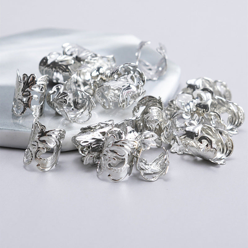 cavora Metal Loc Cuffs & Rings - Loc Jewelry Style 07