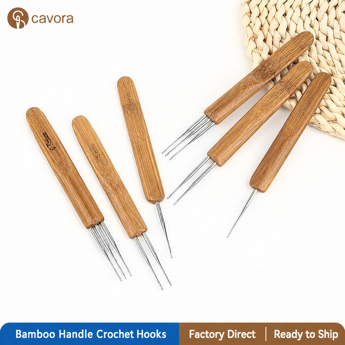 Cavora Dreadlock Crochet Hook Tool Set for Loc Creation & Maintenance