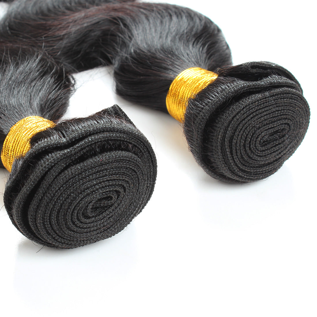 Body wave human hair weft bundles for extensions