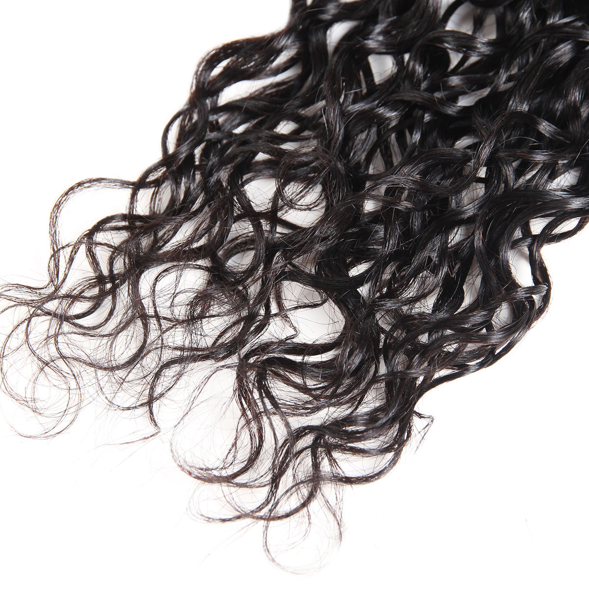 CAVORA water wave human hair bundles ends