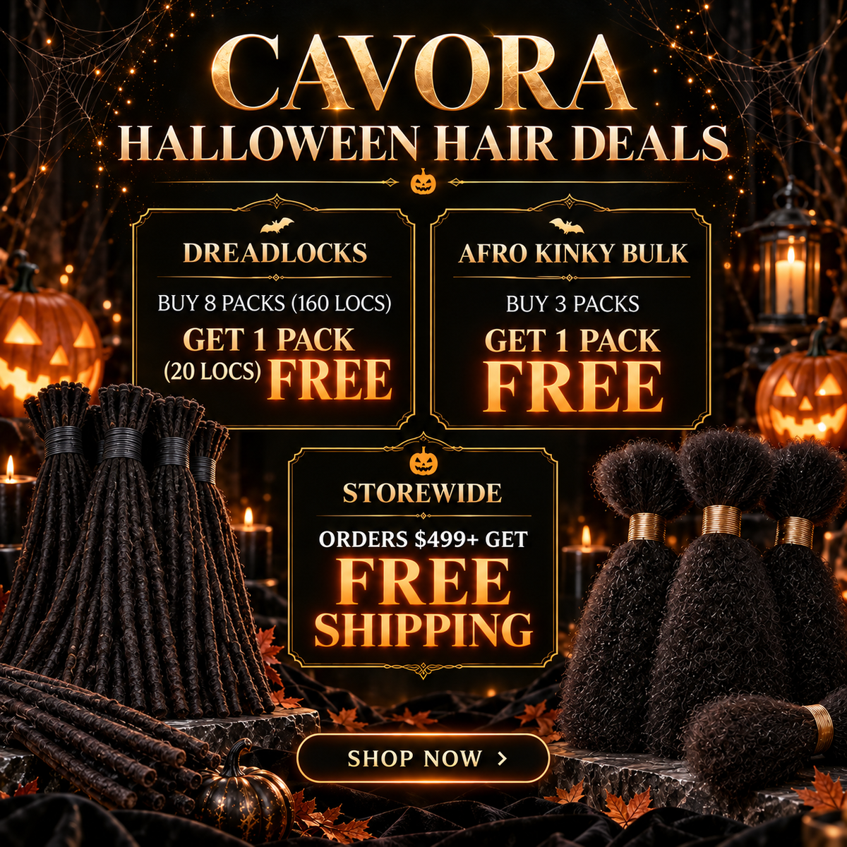 cavora hair halloween deals dreadlocks promotions