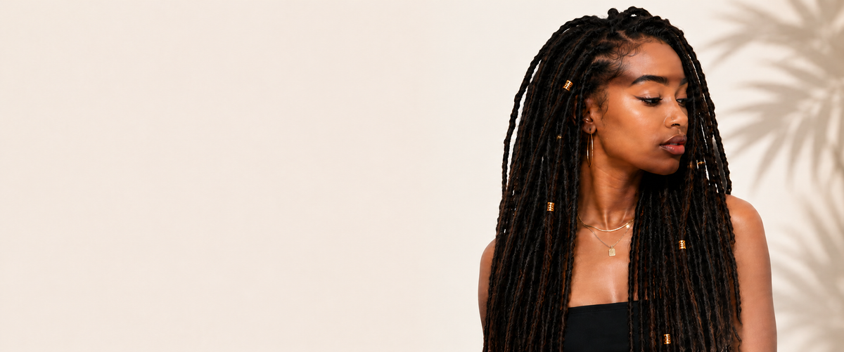 CAVORA handmade human hair dreadlock extensions