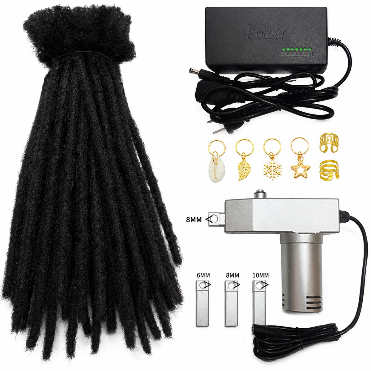 Dreadlocks machine set components
