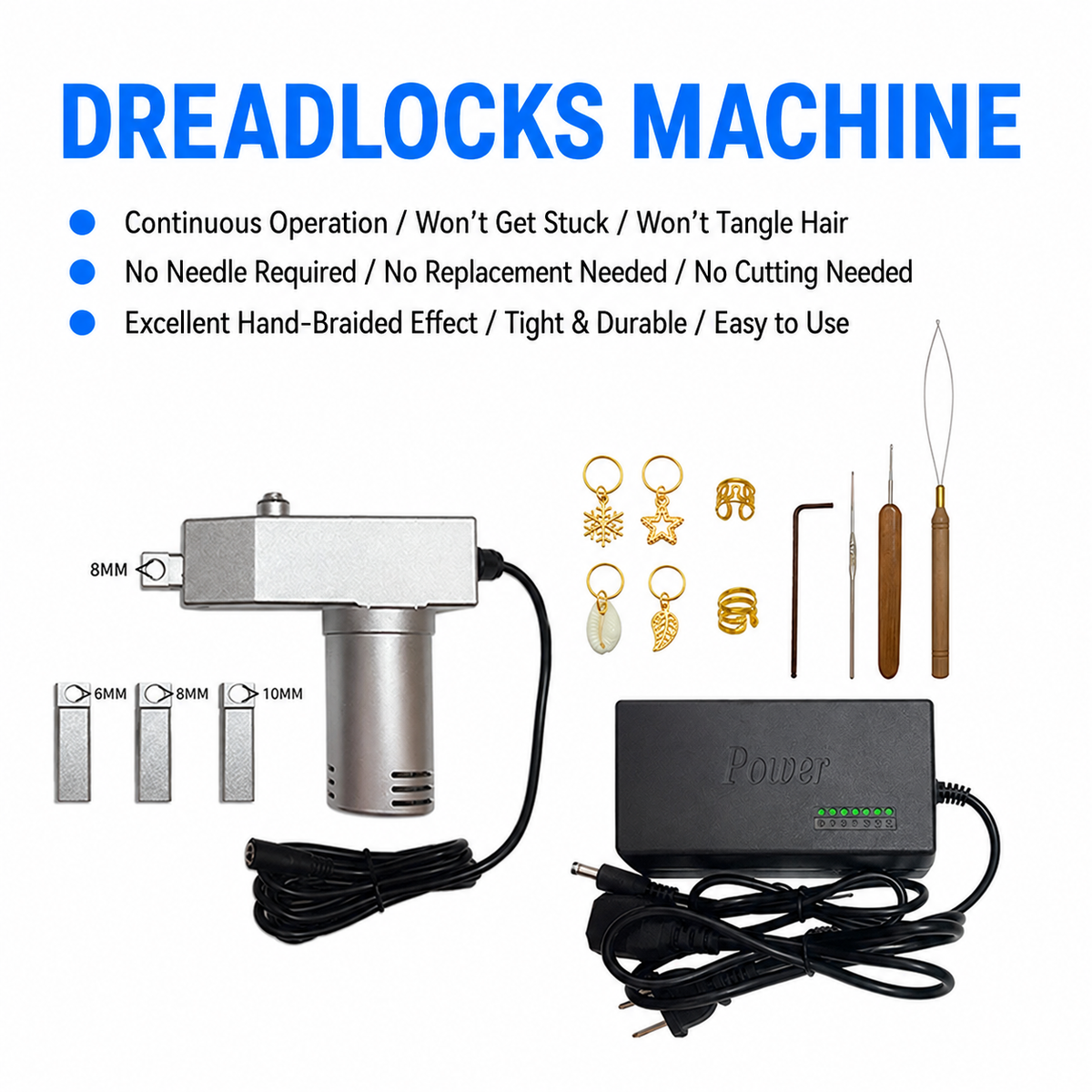 Complete dreadlocks machine package