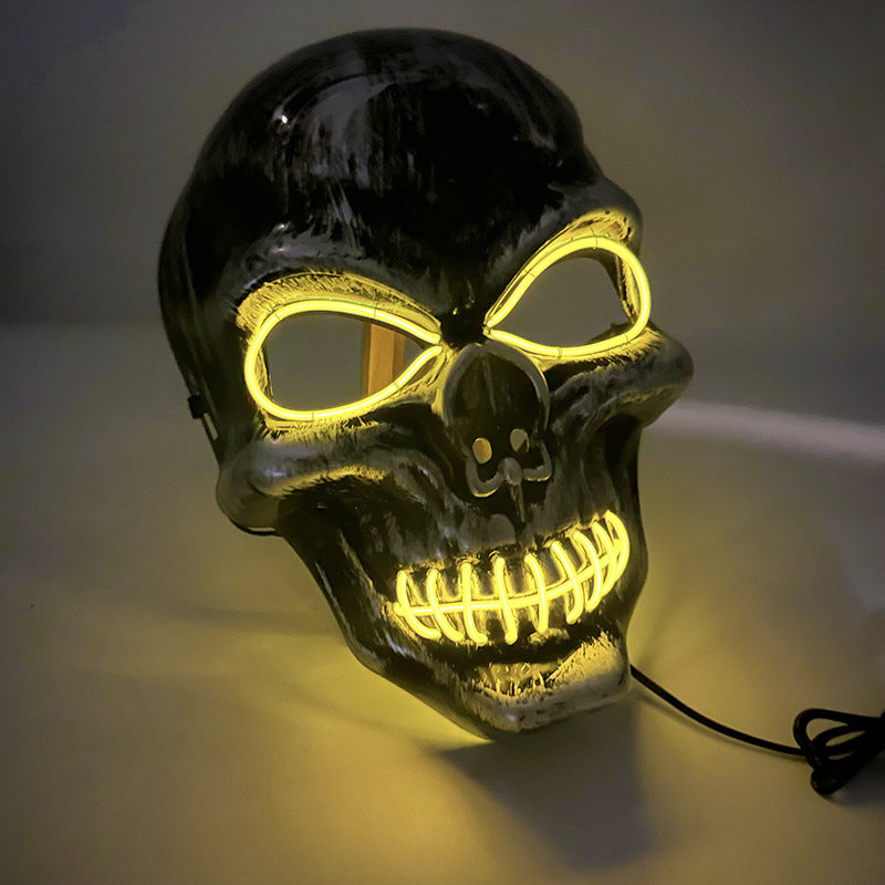 glowing scream mask for Halloween party costumes