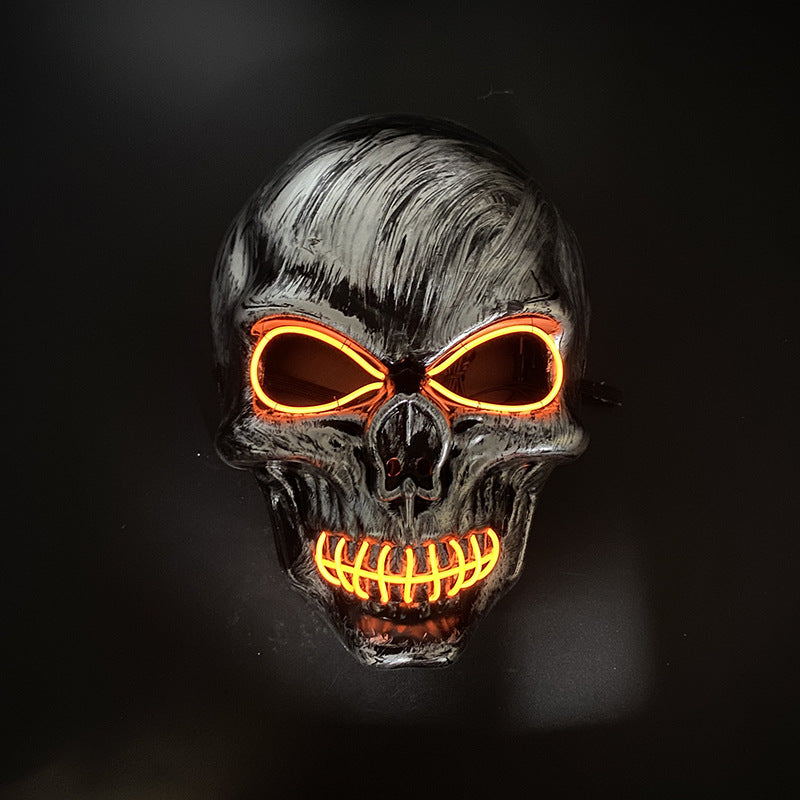 glowing skull scream mask for Halloween night events