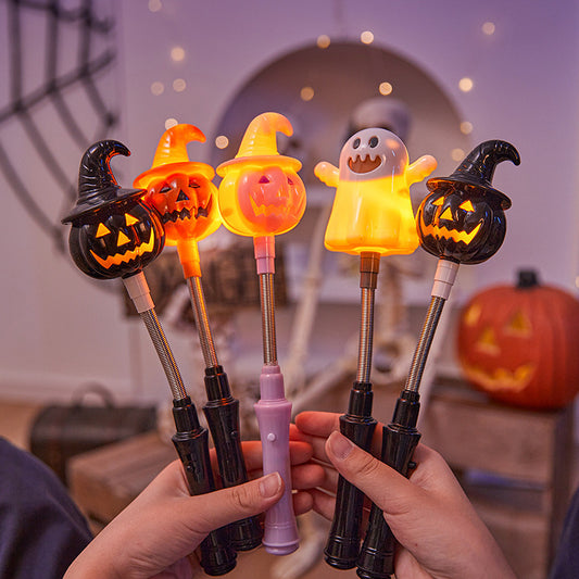 glowing Halloween pumpkin lantern decoration