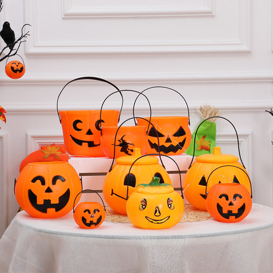 indoor Halloween pumpkin lantern decoration