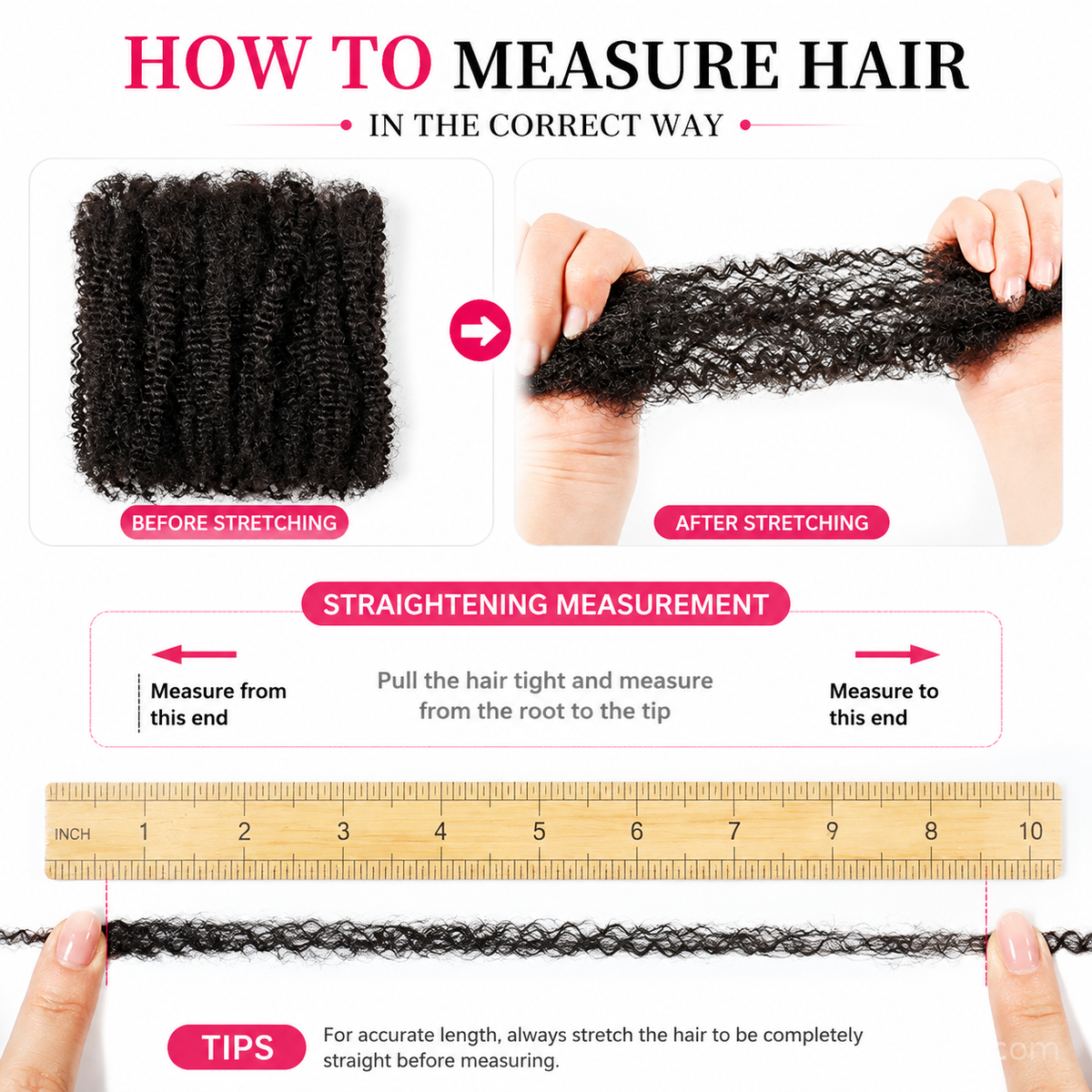 measure hair bulk