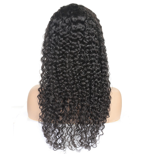 Jerry Curly Machine-Made Human Hair Wig