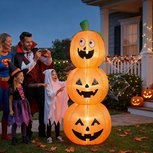 LED Halloween inflatable pumpkin decoration