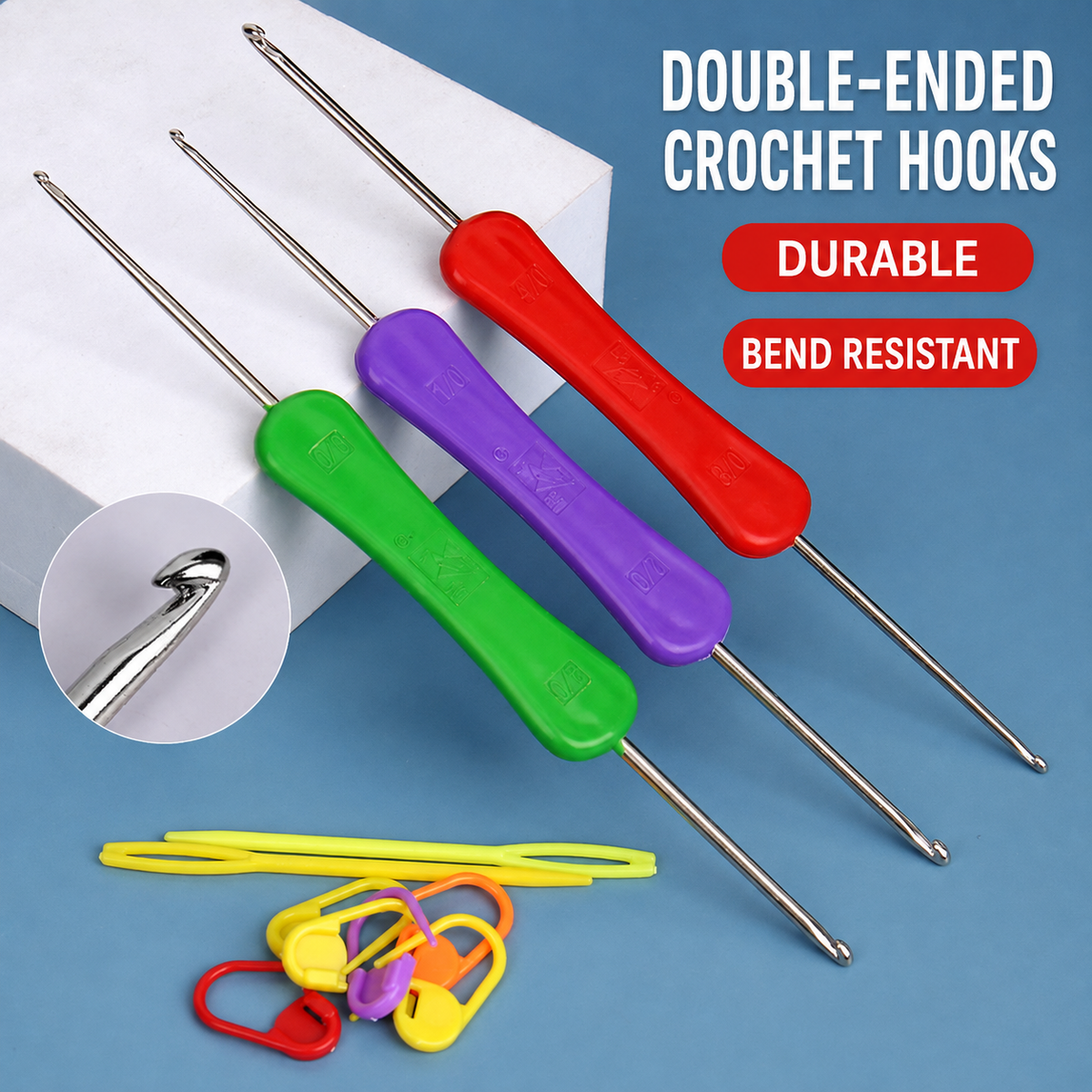 Cavora Dreadlock Crochet Hook Tool Set for Loc Creation & Maintenance