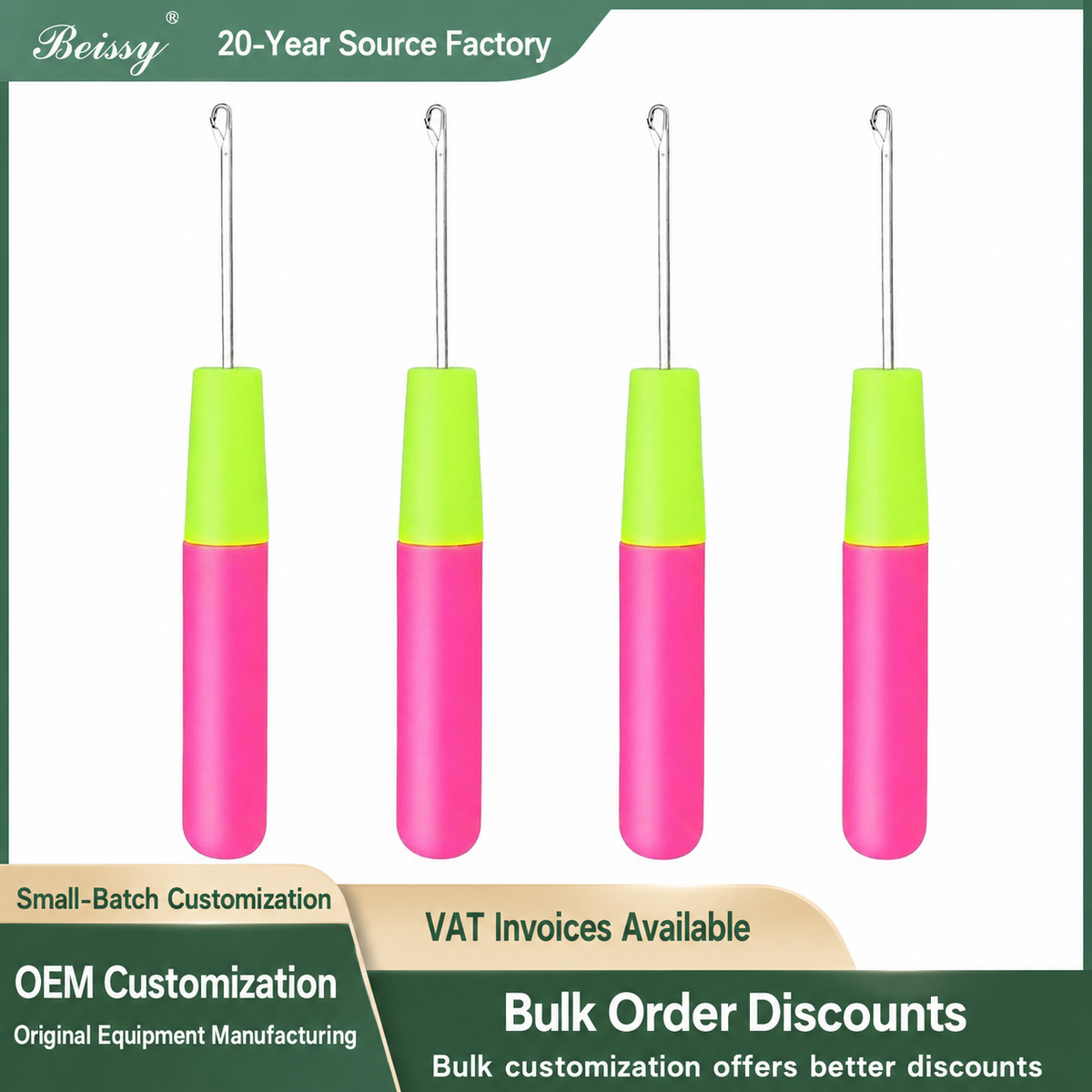 Cavora Dreadlock Crochet Hook Tool Set for Loc Creation & Maintenance