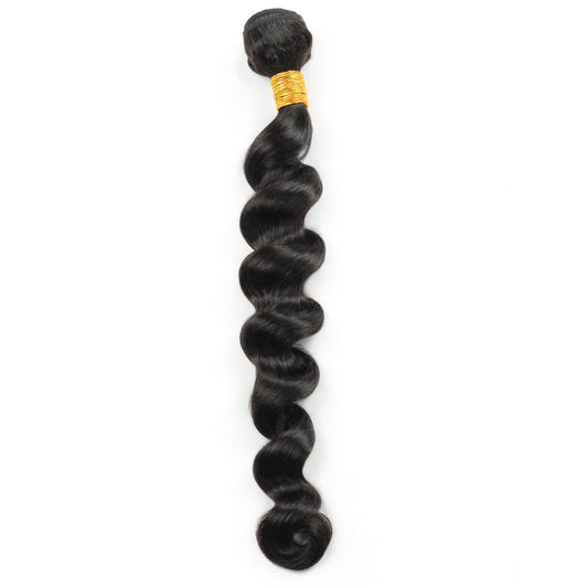 Loose deep wave human hair bundles and hair weft by CAVORA