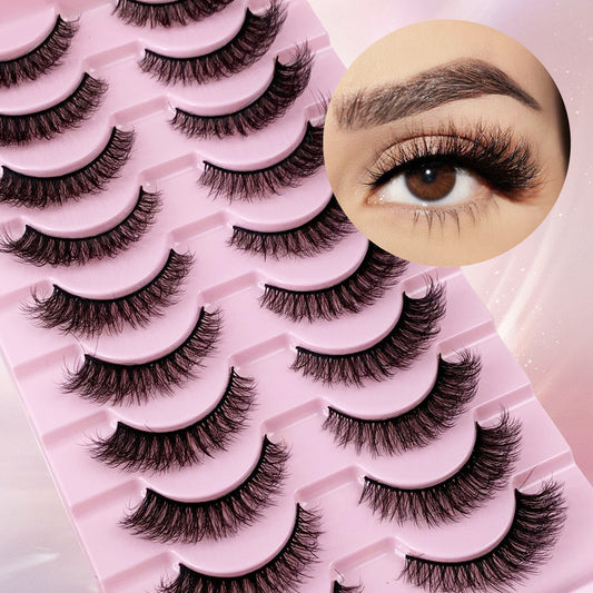Natural-looking false eyelashes for women