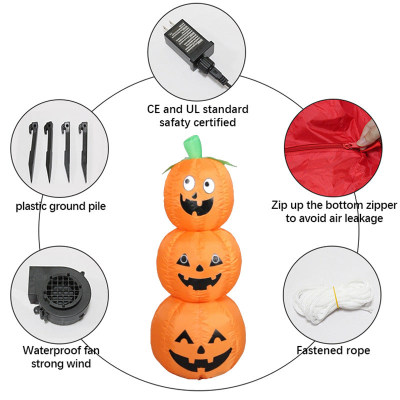 outdoor inflatable pumpkin Halloween decoration