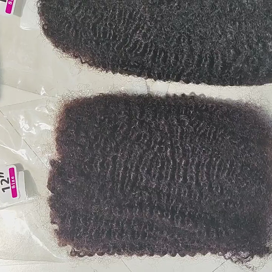 Afro kinky hair bulk video