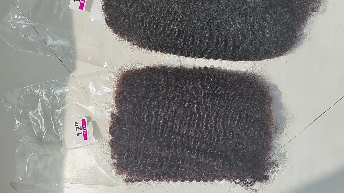 Afro kinky hair bulk video