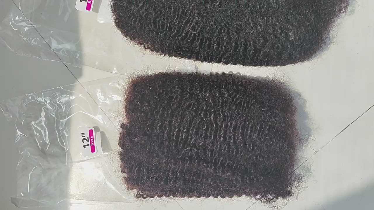 Afro kinky hair bulk video