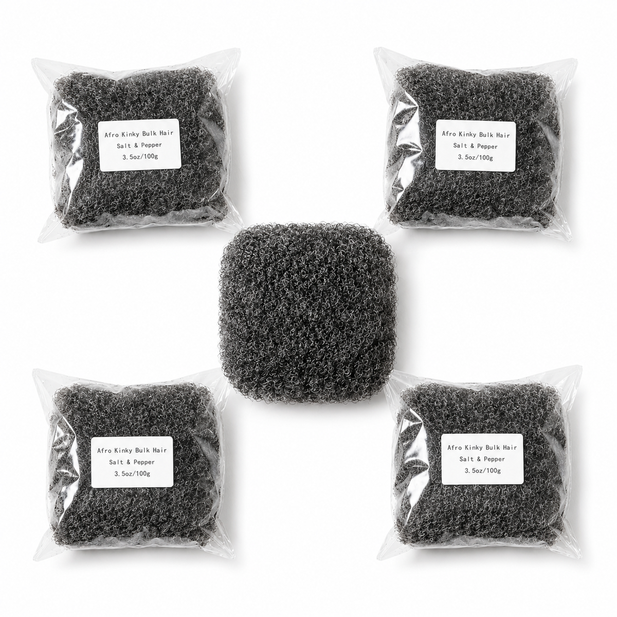 salt&pepper hair bulk 30g
