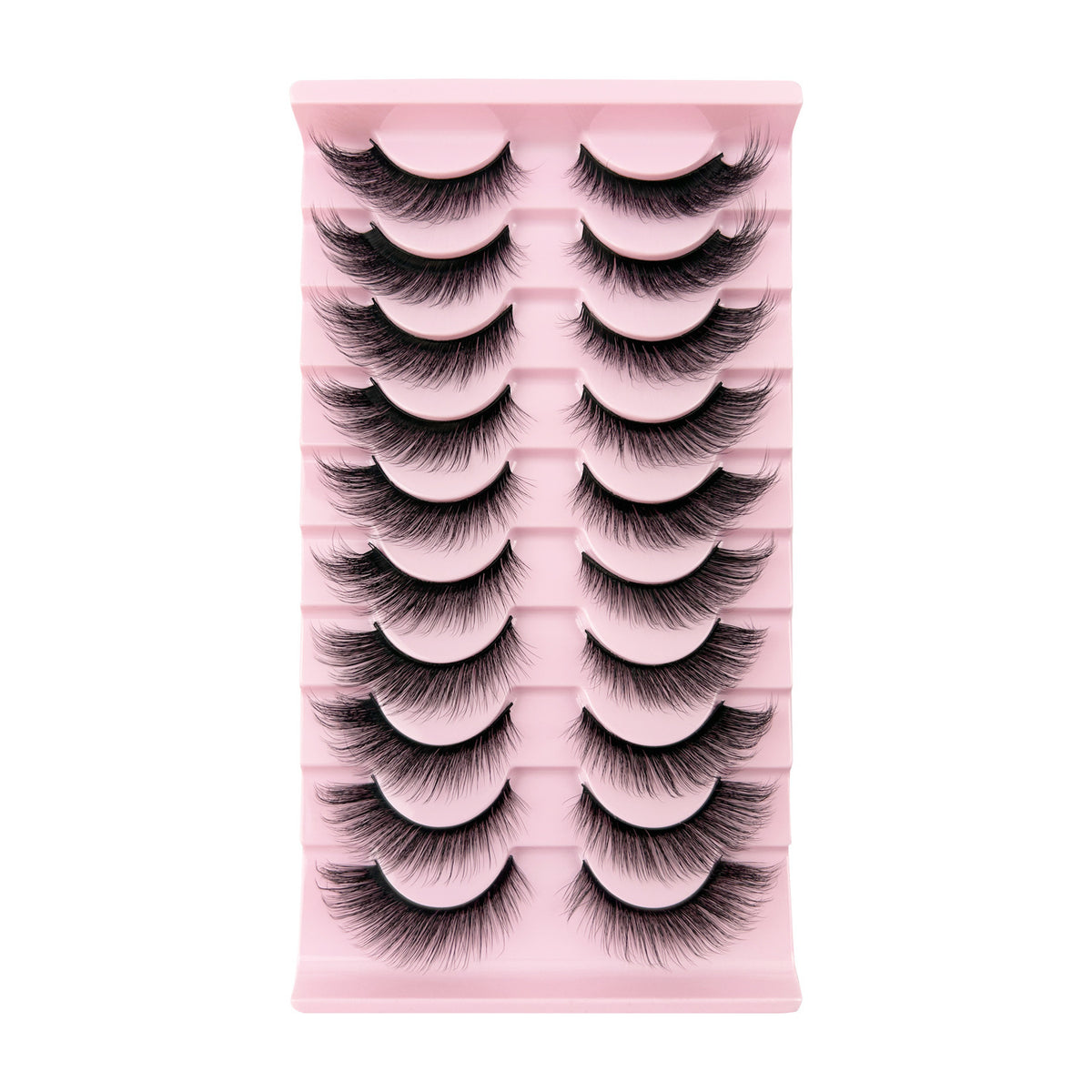 Soft natural-looking false lashes for women
