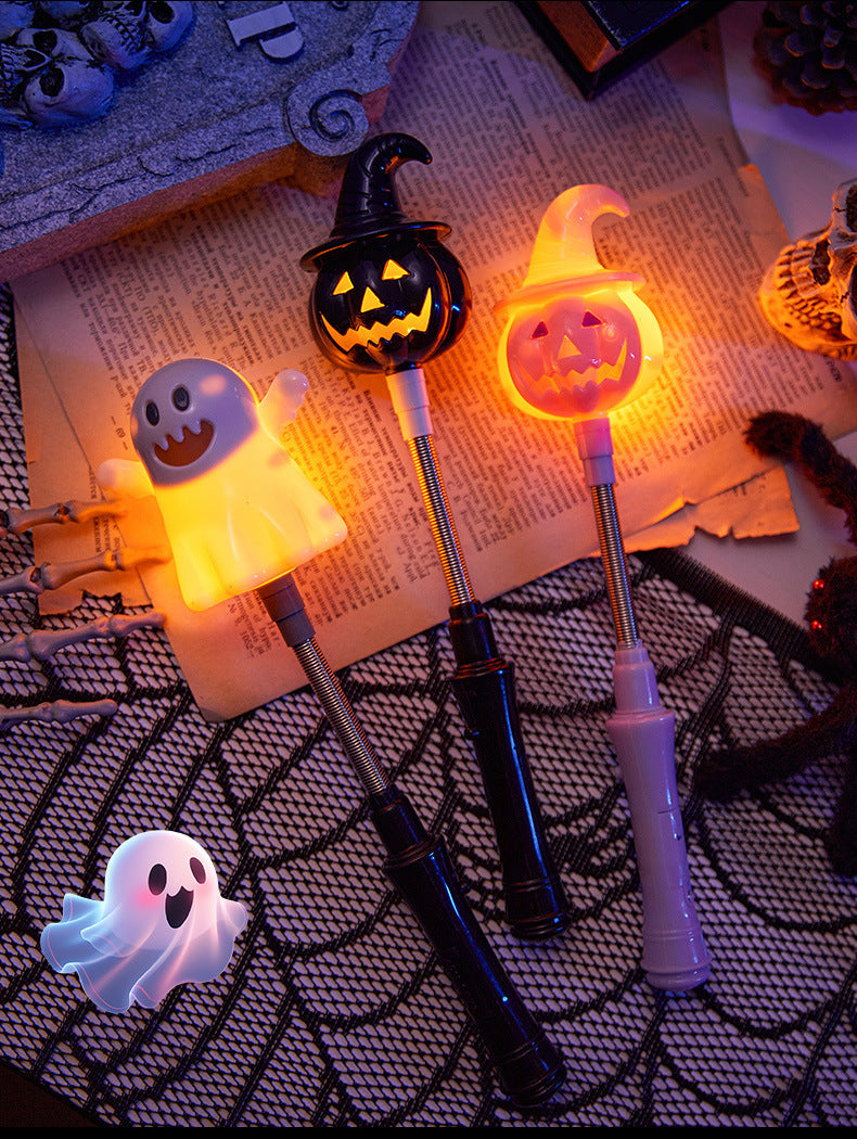 spooky glowing pumpkin lantern for Halloween