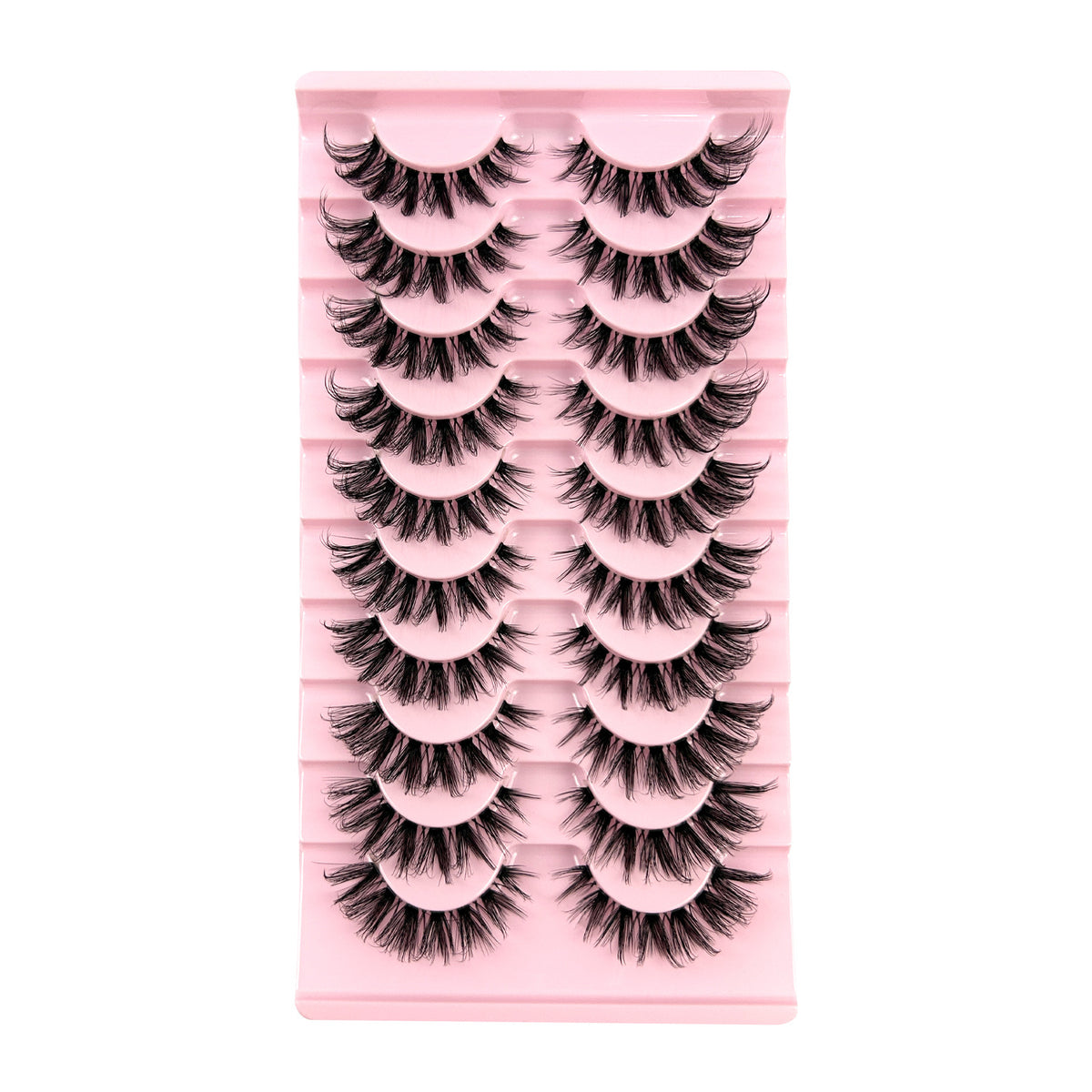 Strip lashes for stage performance makeup