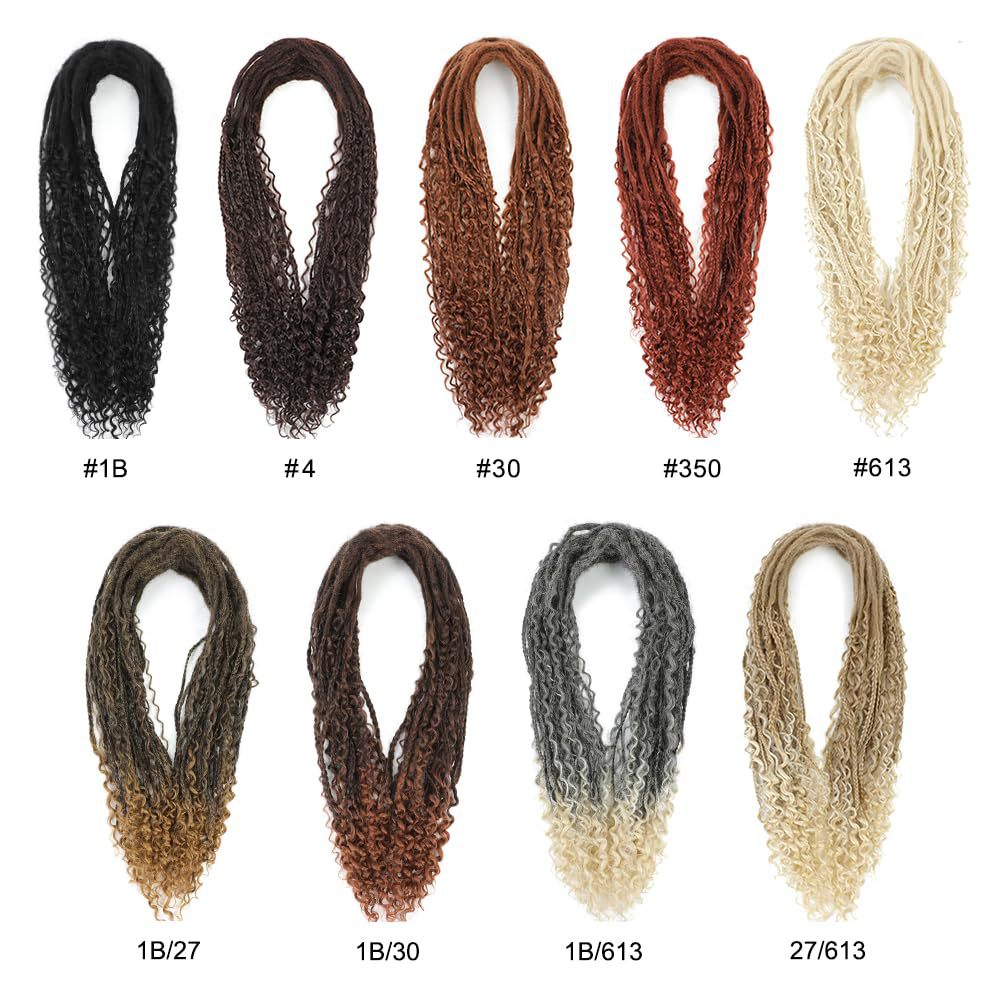 Synthetic boho braiding hair extensions made from high-temperature fiber